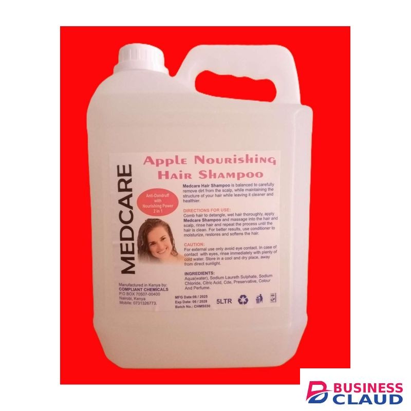 Medcare Moisturing Hair Shampoo with Glycerine and tea tree oil 5L
