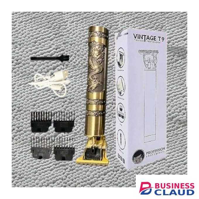 Vintage Simple To Operate Skin-Friendly T9 Professional Hair Clipper Trimmer Shaver