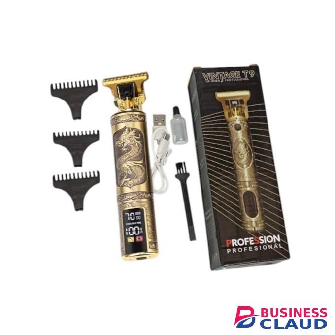 Ultra Premium Quality LED Digital Display Screen Rechargeable Dragon Professional Electric Hair Trimmer Clipper Kinyozi