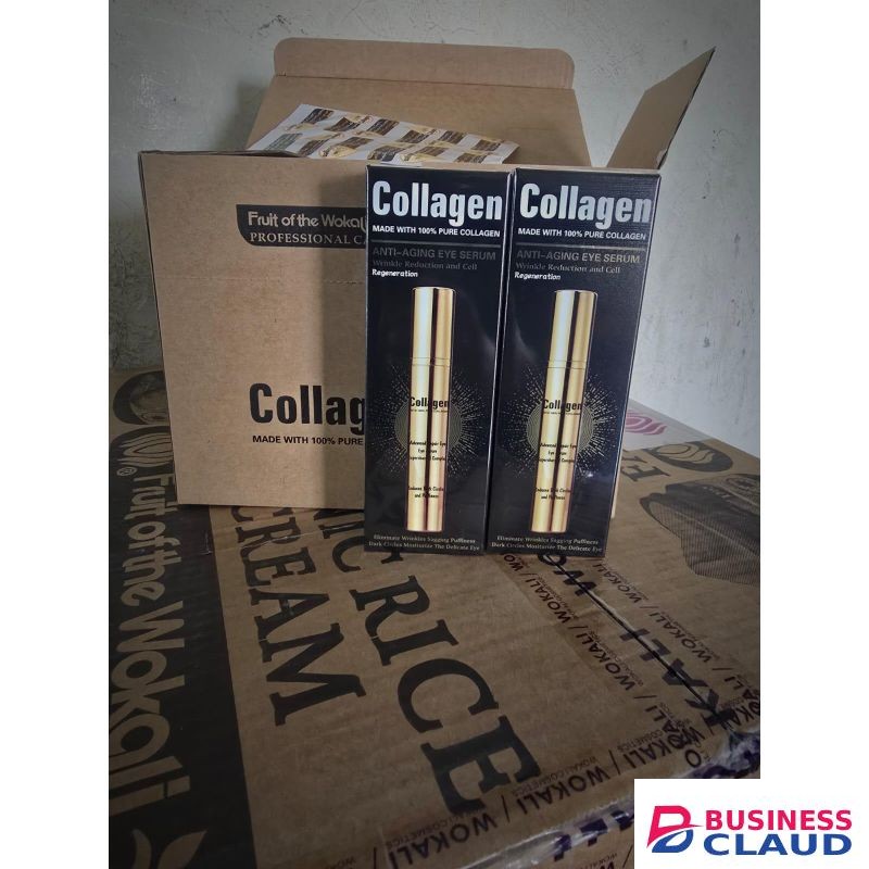Fruit Of The Wokali Collagen anti-aging eye serum for wrinkles reduction and cell regeneration