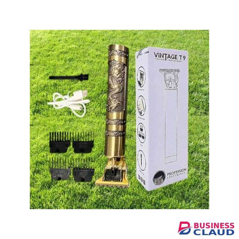 Vintage Small Body T9 Professional USB Rechargeable Long Lasting Quality Hair Clipper Trimmer Shaver