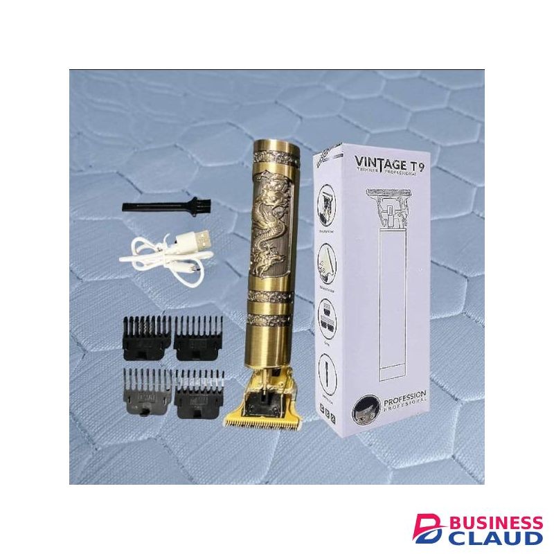 Vintage Modern Technology, Classic Design High Grade Blade Metallic Dragon T9 Hair Clipper Trimmer Shaver