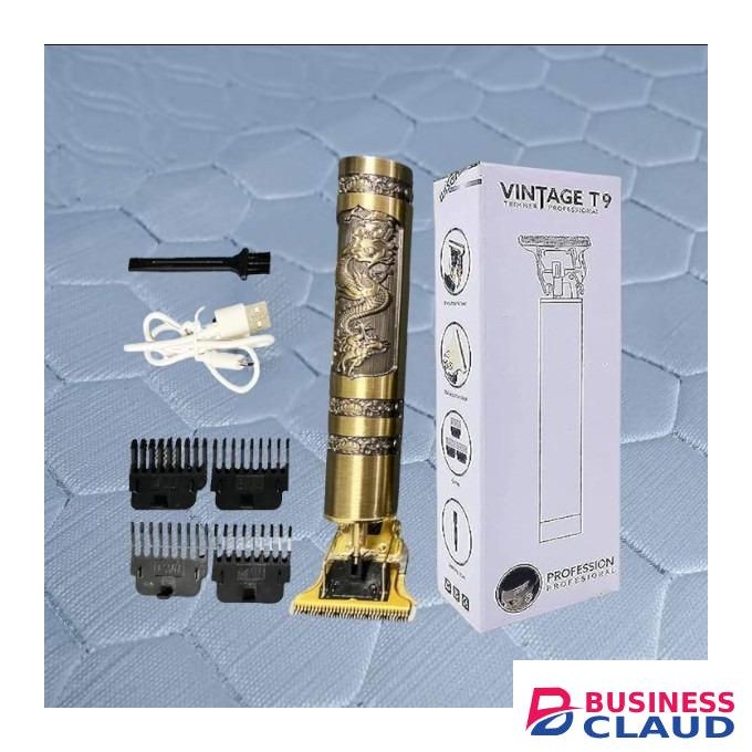 Vintage Modern Technology, Classic Design High Grade Blade Metallic Dragon T9 Hair Clipper Trimmer Shaver