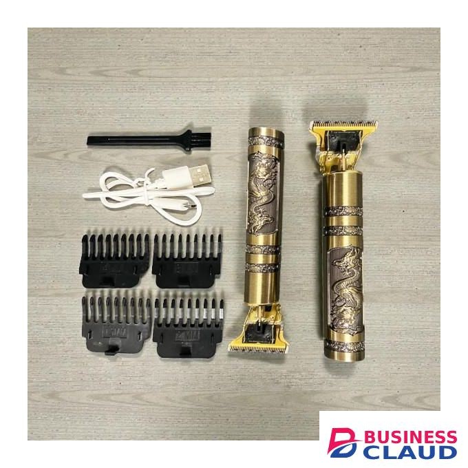 Vintage Anti Slip Grip Metallic, Dragon T9 Hair Clipper Trimmer Shaver Professional Kinyozi