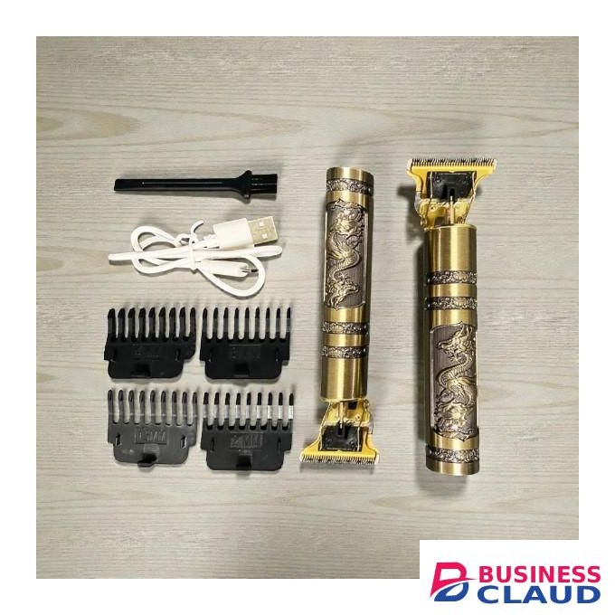 Vintage Built-In High Performance Lithium-Ion Battery Cordless T9 Professional Hair Trimmer Clipper Kinyozi Shaver