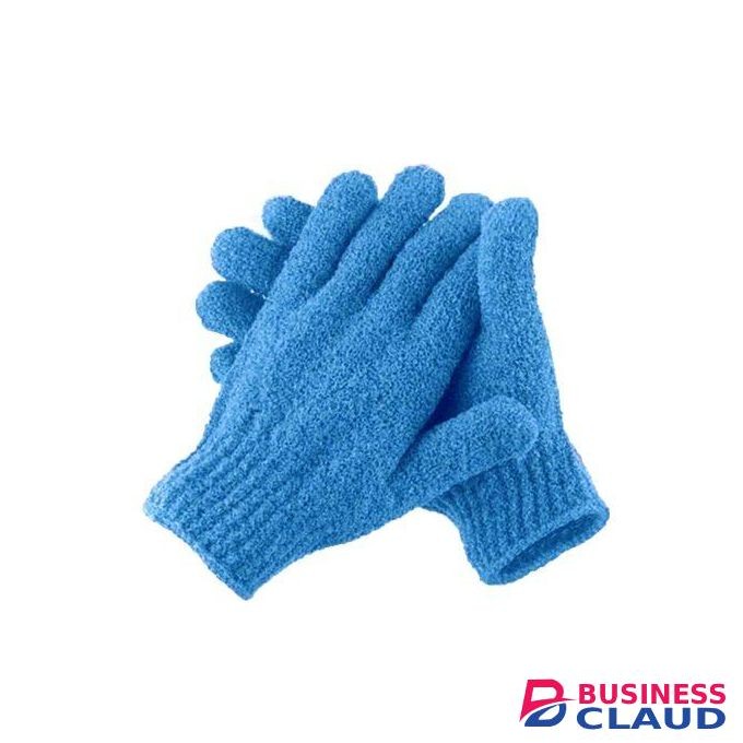 1 Pair Shower Gloves ( Blue)