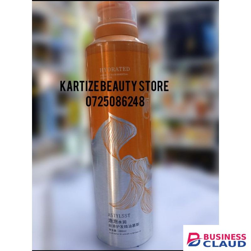 Hydrated And Silky Hair Essential Oil Mousse