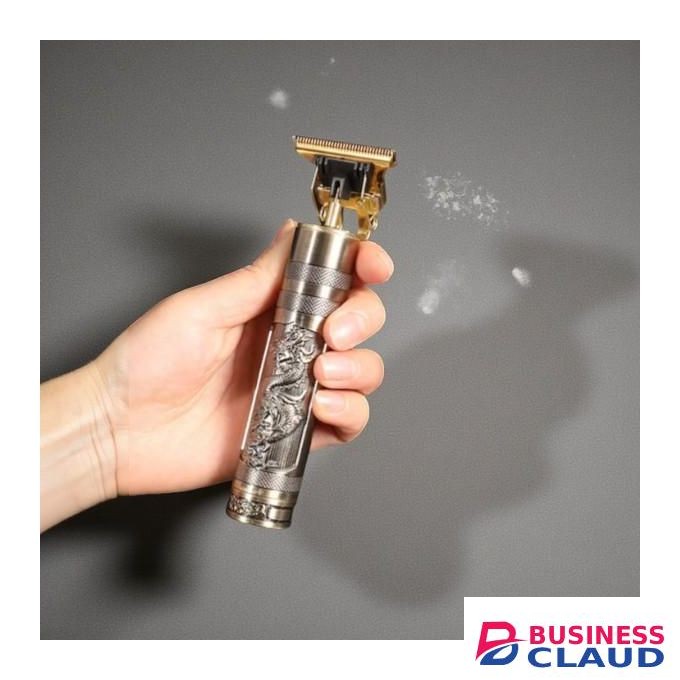 Portable Professional Vintage T9 Golden Dragon Metal Rechargeable Electric Hair Clipper Trimmer Cutting Machine