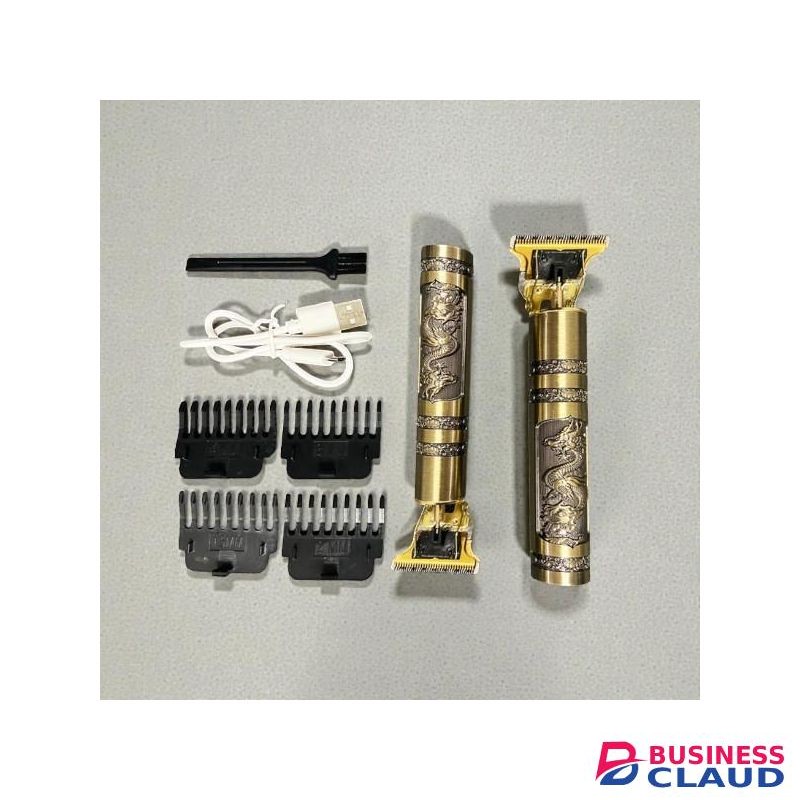 Long-lasting Quality USB Charging T9 Gold Cordless Professional Wireless Hair Clipper Trimmer Shaver