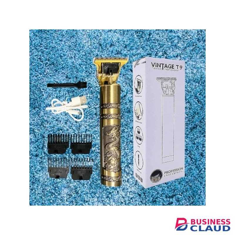 Vintage Precision Performance Sleek Ergonomic Design T9 Hair Clipper Trimmer Shaver