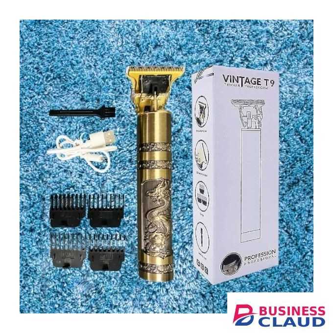 Vintage Precision Performance Sleek Ergonomic Design T9 Hair Clipper Trimmer Shaver