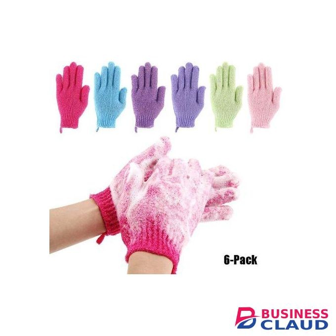 *** Shower Gloves (6 Pairs)