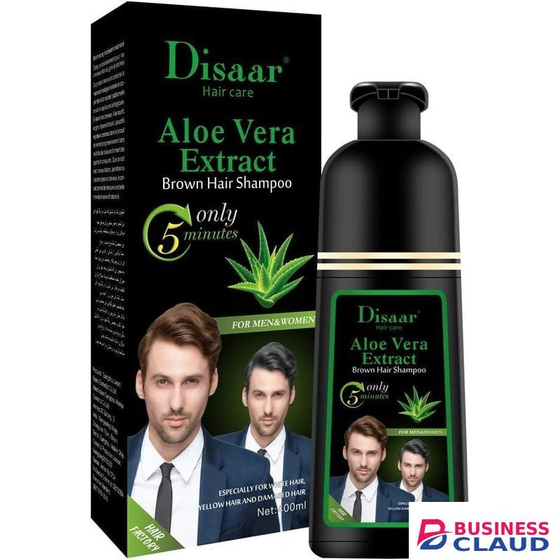 Disaar BEAUTY Aloe Vera Extract Brown Hair Shampoo for men & women