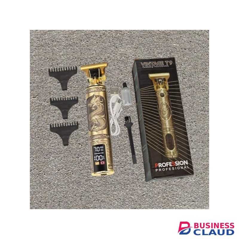 LED Digital Display Screen Inbuilt Rechargeable Li-ion Battery Dragon Professional Electric Hair Trimmer Clipper Kinyozi
