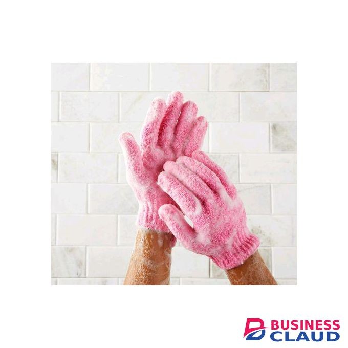 1 Pair Shower Gloves ( Hot Pink)
