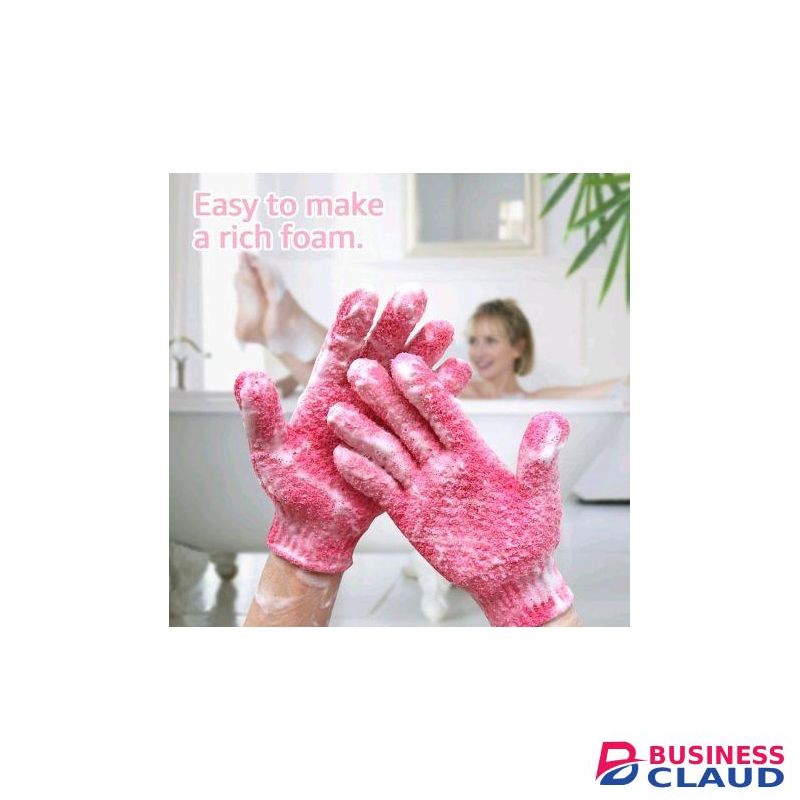 1 Pair Shower Gloves ( Hot Pink)