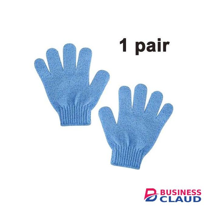 * Bathing Gloves 1 Pair (blue)