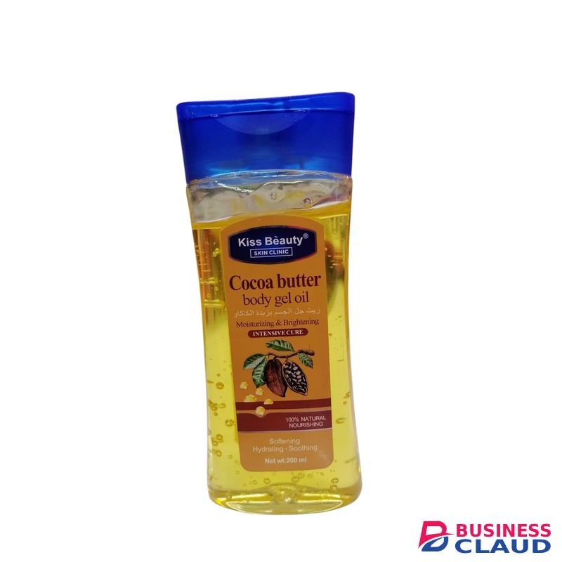 200ml cocoa butter body gel oil kiss beauty _gold
