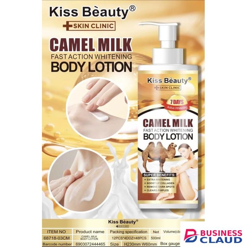 KISS BEAUTY camel milk body lotion