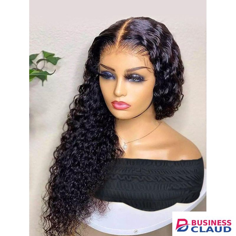 RAF 13x4 HD Lace Front Wigs Human Hair 99J Deep Wave Human Hair Wigs for Black Women Curly Wigs Pre Plucked with Baby Hair 180 Density (20 Inch)