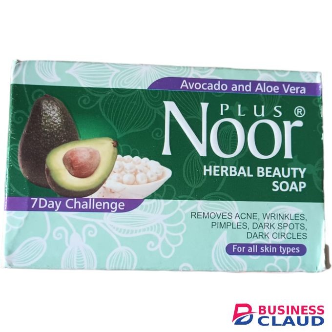 Noor Herbal Beauty Soap With Avocado & Aloe Vera For All Skin Types jm