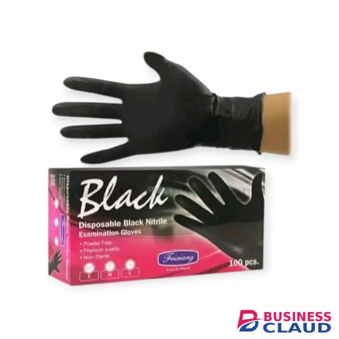 Black Nitrile Gloves