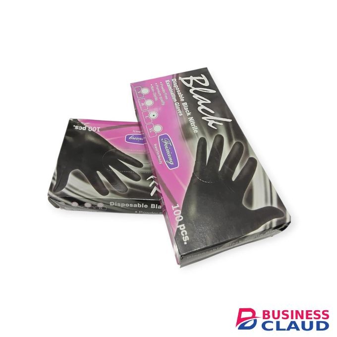 Black Nitrile Gloves