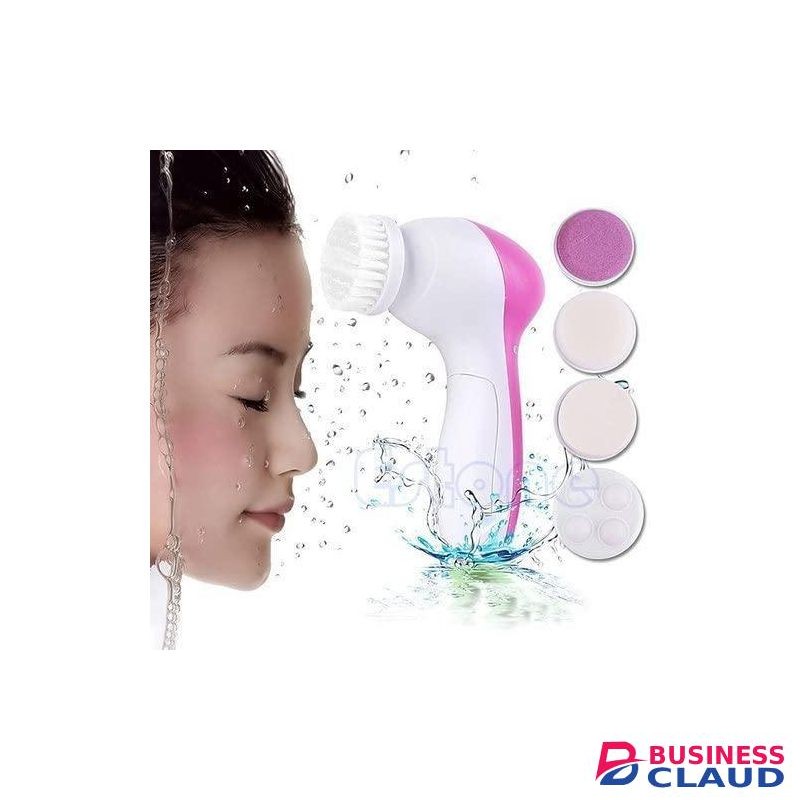 5 in 1 Electric Facial Cleansing Brush Multifunction Massager, Face Massage Machine For Face, Facial Machine, Beauty Massager, Blood_Circulation Facial Massager For Women