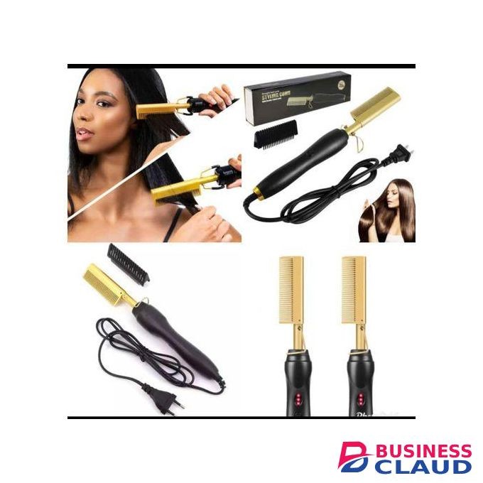 Comb Hot Electric Hair straightener