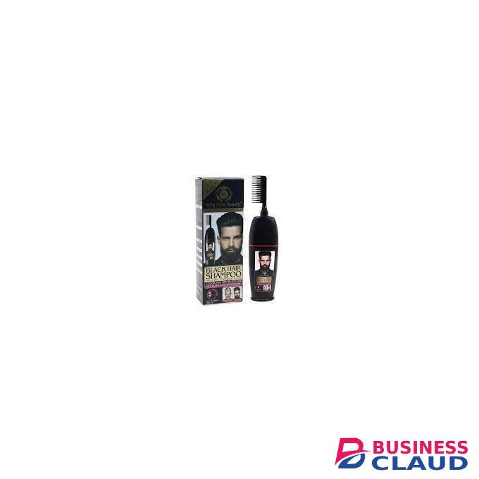 King love beauty Black Hair Dye Shampoo men beard & mustache colour