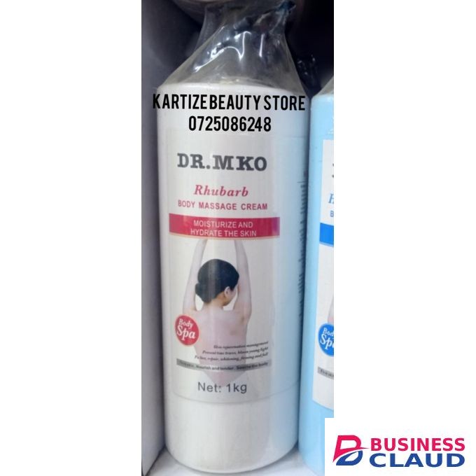 Bright Dr MKO Rhubarb Body Massage Cream Moisturize And Hydrates The Skin 1kg