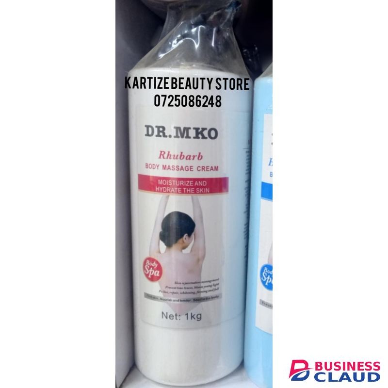 Bright Dr MKO Rhubarb Body Massage Cream Moisturize And Hydrates The Skin 1kg