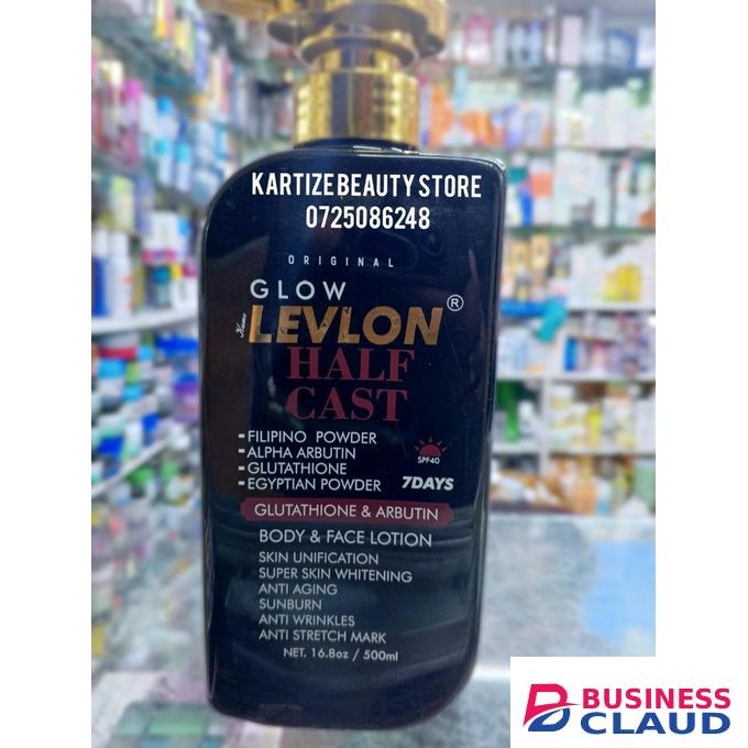 Originals Glow Levlon Half Cast Glutathione & Arbutin Body And Face Lotion SPF 40