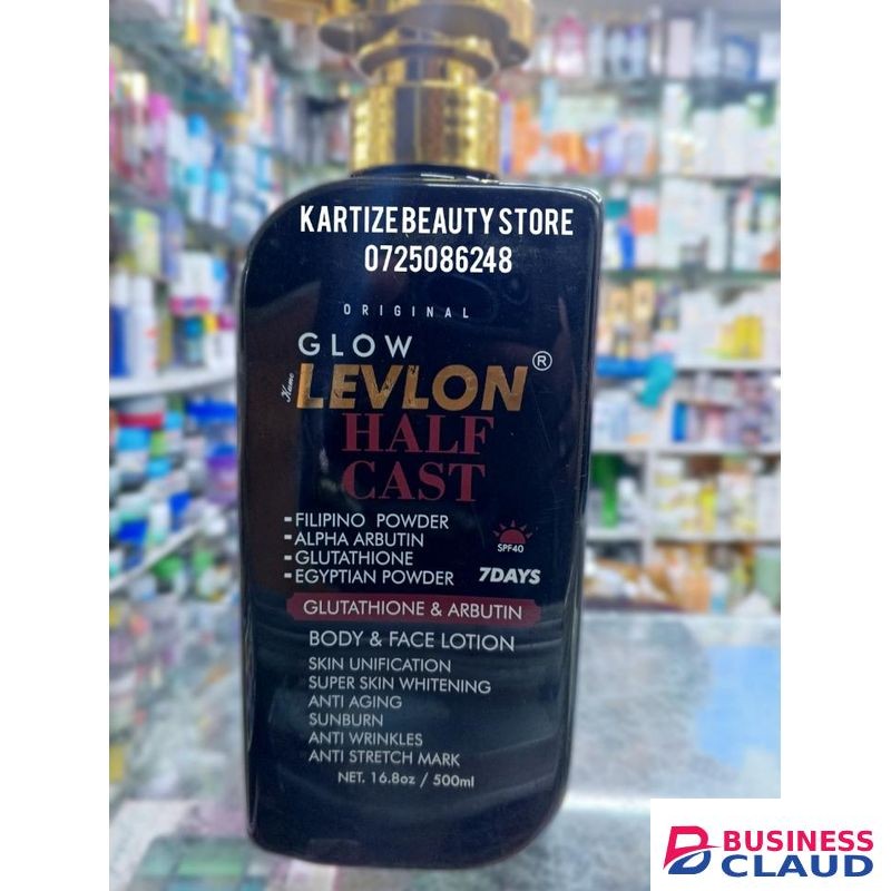 Originals Glow Levlon Half Cast Glutathione & Arbutin Body And Face Lotion SPF 40
