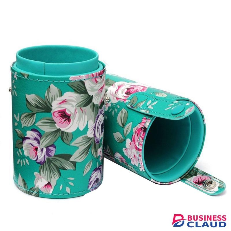 stylish Floral Makeup Brush Set