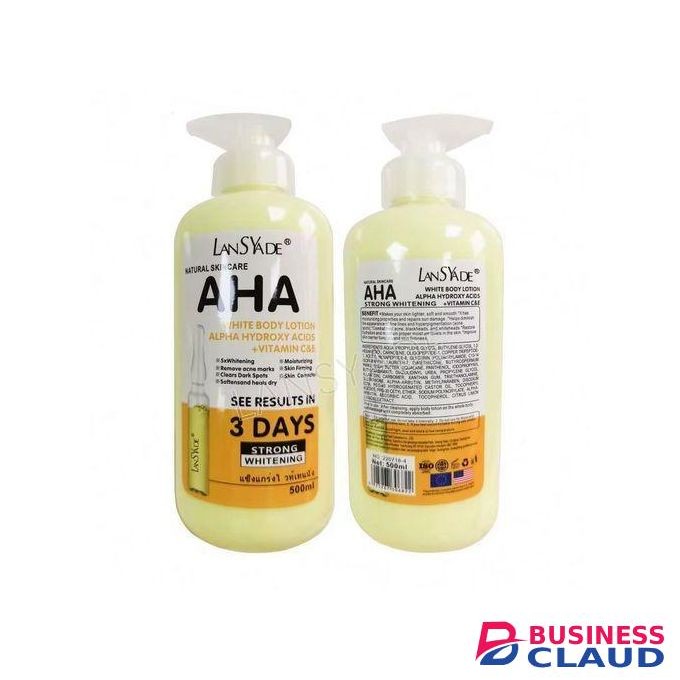 LansYade Explosive Fruit Acid VC Body Milk VE Beauty Skin Brightening Moisturizer 500ml Moisturizing