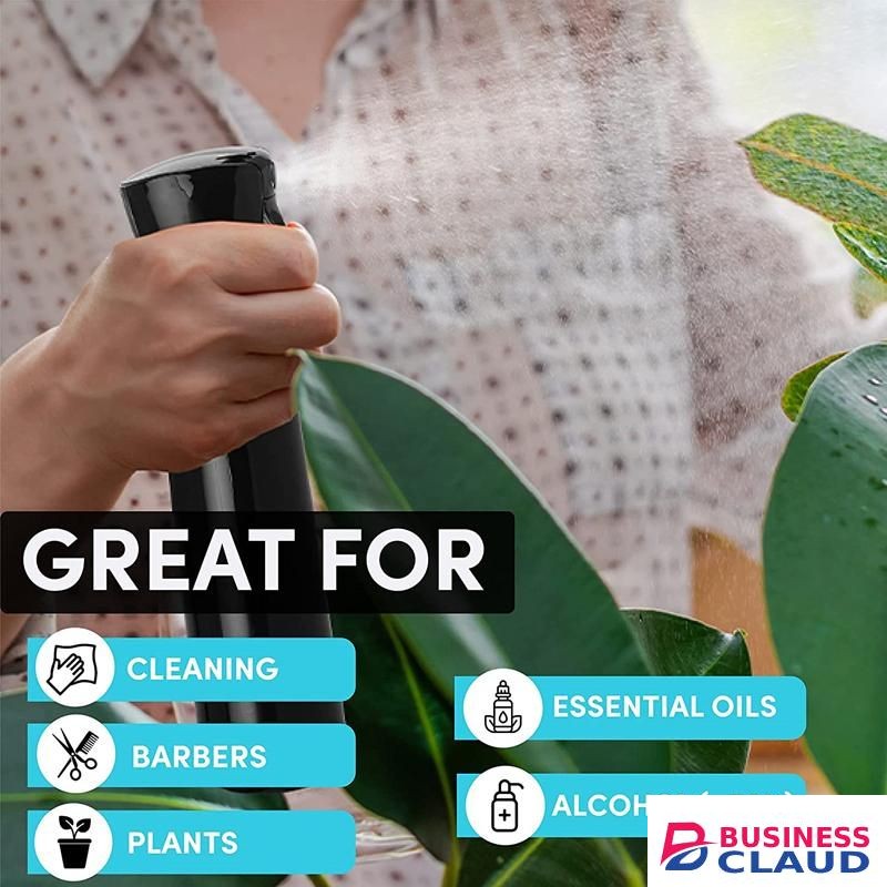 Mist Spray Bottle Continuous Spray Bottle Empty Ultra Fine Plastic Water Mist Sprayer For Hairstyling Cleaning Ironing Salons Plants Essential Oil Scents