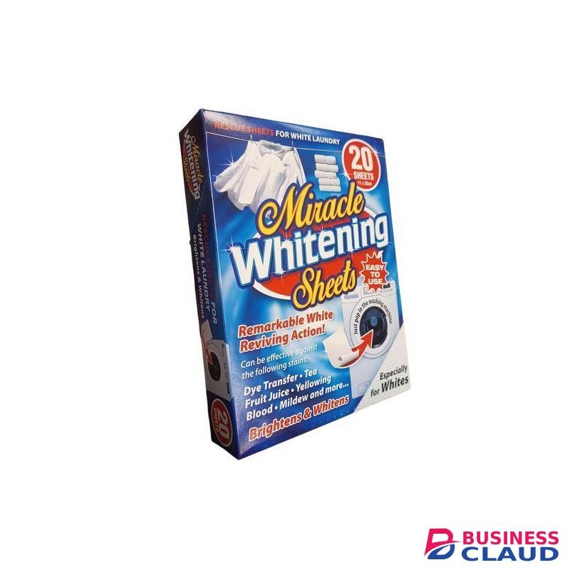 Pms Miracle Whitening Sheets Especially For Whites, 20 Sheets