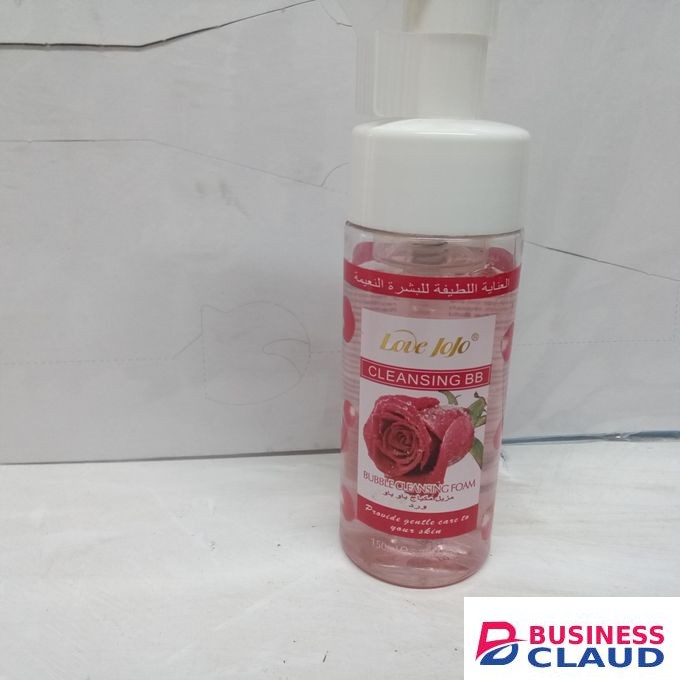 Love JoJo Rose bubble cleansing foam