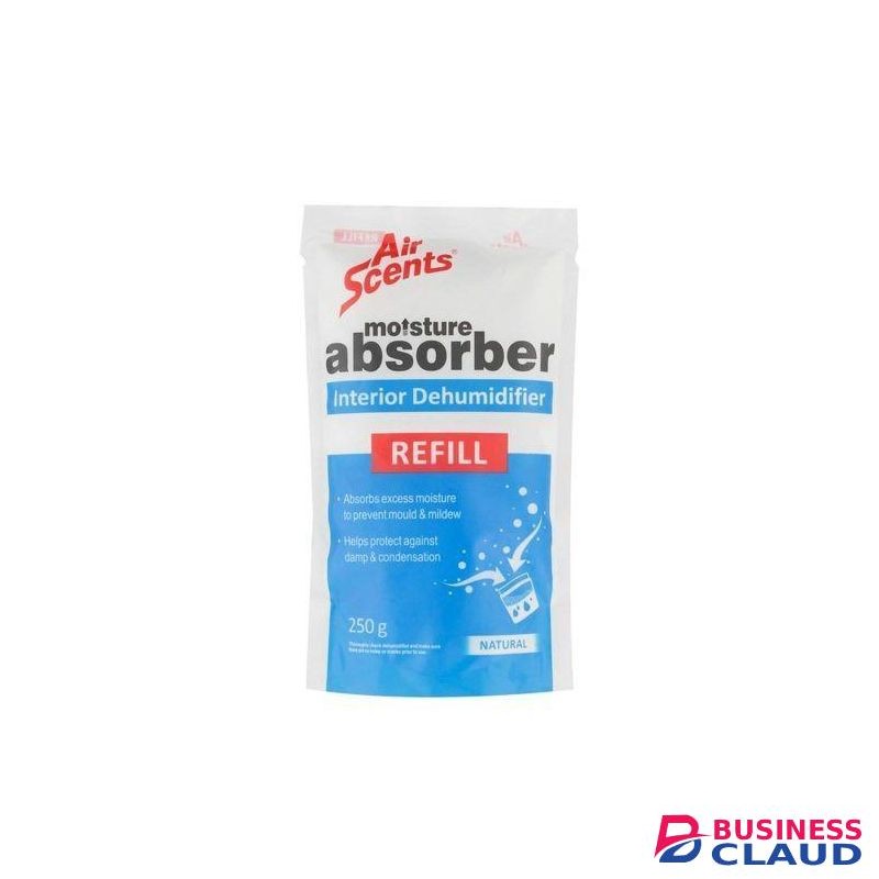 Air Scents Moisture Absorber Interior Dehumidifier Refill Natural - 250g