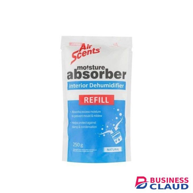 Air Scents Moisture Absorber Interior Dehumidifier Refill Natural - 250g
