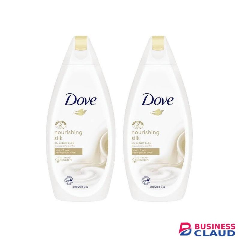 Dove 2PCS Nourishing silk Body Wash