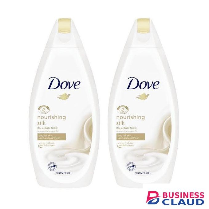 Dove 2PCS Nourishing silk Body Wash
