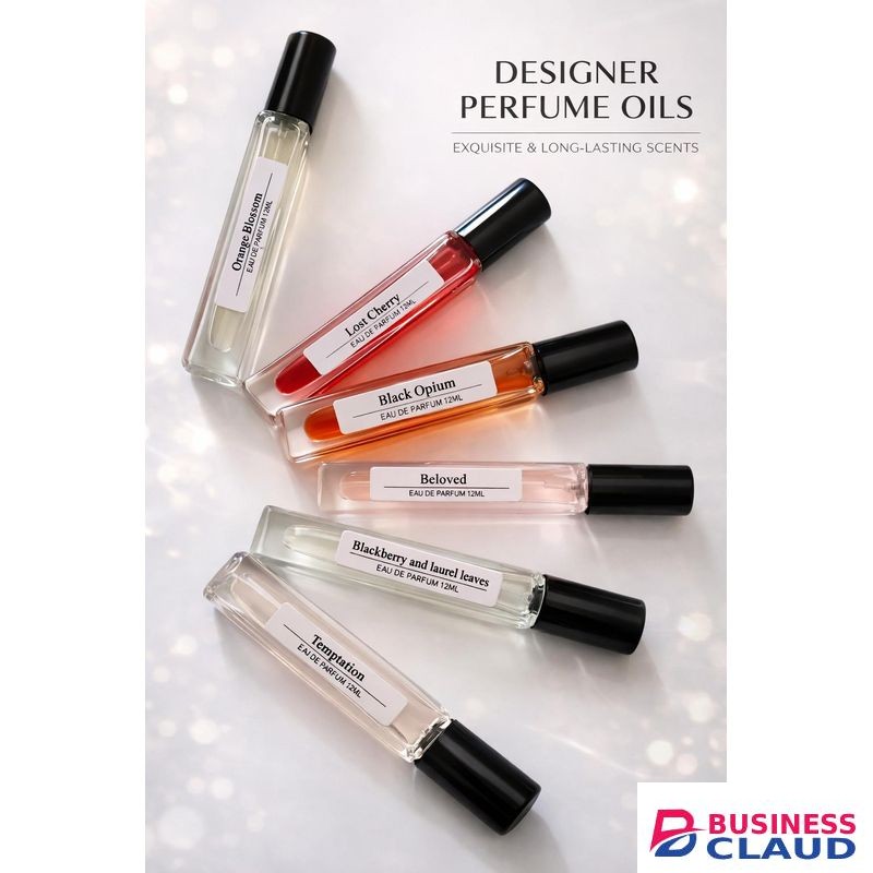 Assorted 12ml designer perfume oils