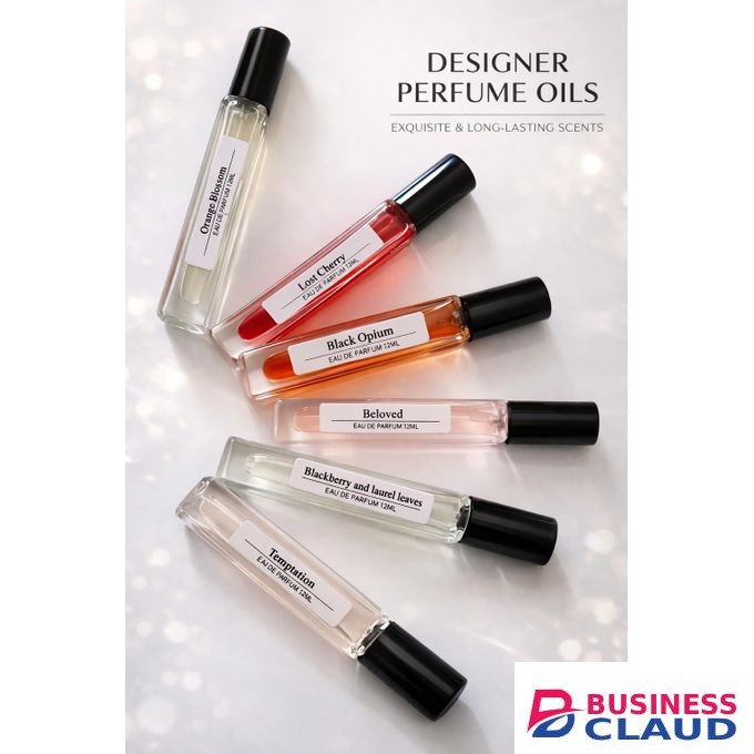 Assorted 12ml designer perfume oils