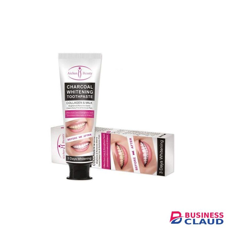 Aichun Beauty Charcoal 3Days Whitening Toothpaste -100 Ml