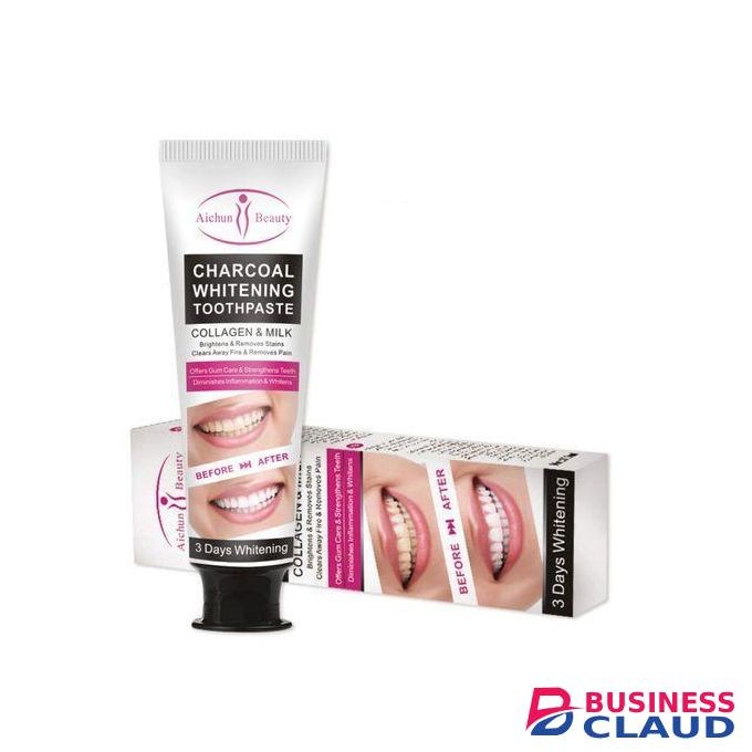 Aichun Beauty Charcoal 3Days Whitening Toothpaste -100 Ml