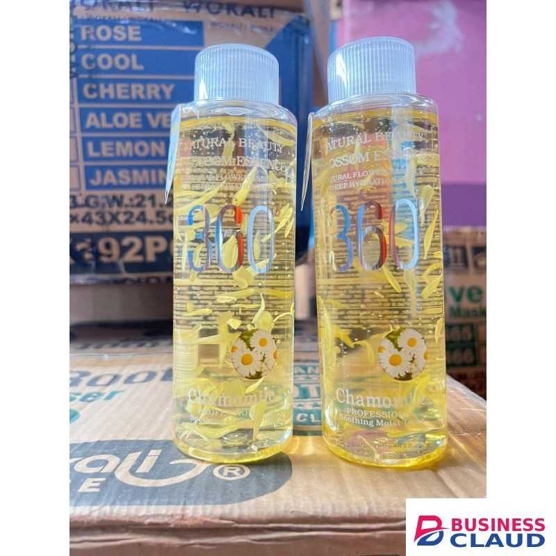 NATURAL BEAUTY SOOTHING MOIST TONER BLOSSOM ESSENCE 360 CHAMOMILE -200ml