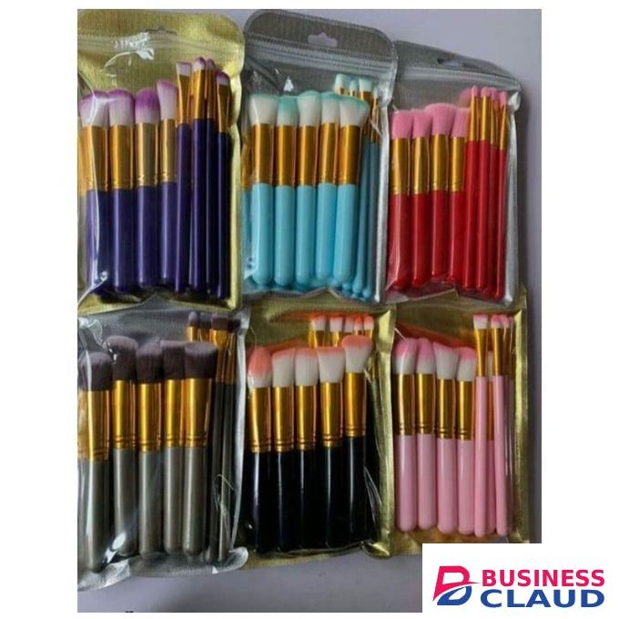 Make up brush set