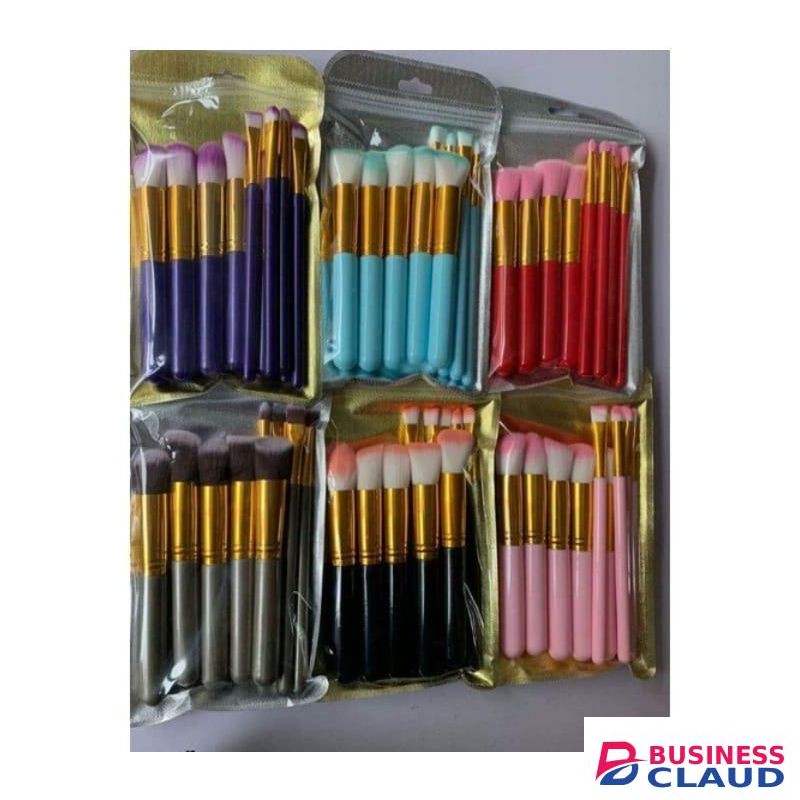Make up brush set